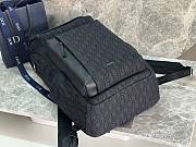 Dior Backpack Rider Black Oblique 46x32x17.5cm - 4