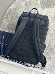 Dior Backpack Rider Black Oblique 46x32x17.5cm - 3