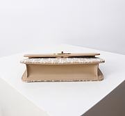 Dior Miss Caro Pouch With Chain Beige 19x11x4.5cm - 4