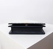 Dior 30 Montaigne Cigale Pouch with Chain Blue Oblique 20.5x11x5cm - 5