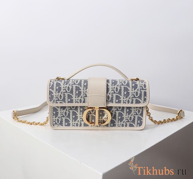 Dior Miss Montaigne Mini Bag Blue 20x10x4cm - 1