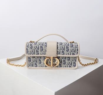 Dior Miss Montaigne Mini Bag Blue 20x10x4cm