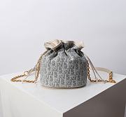 Dior 30 Montaigne Mini Bucket Bag Drawstring 16x18.5x13cm - 3
