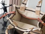 Celine Small Cabas Triomphe Beige 25.5x18.5x12cm - 2