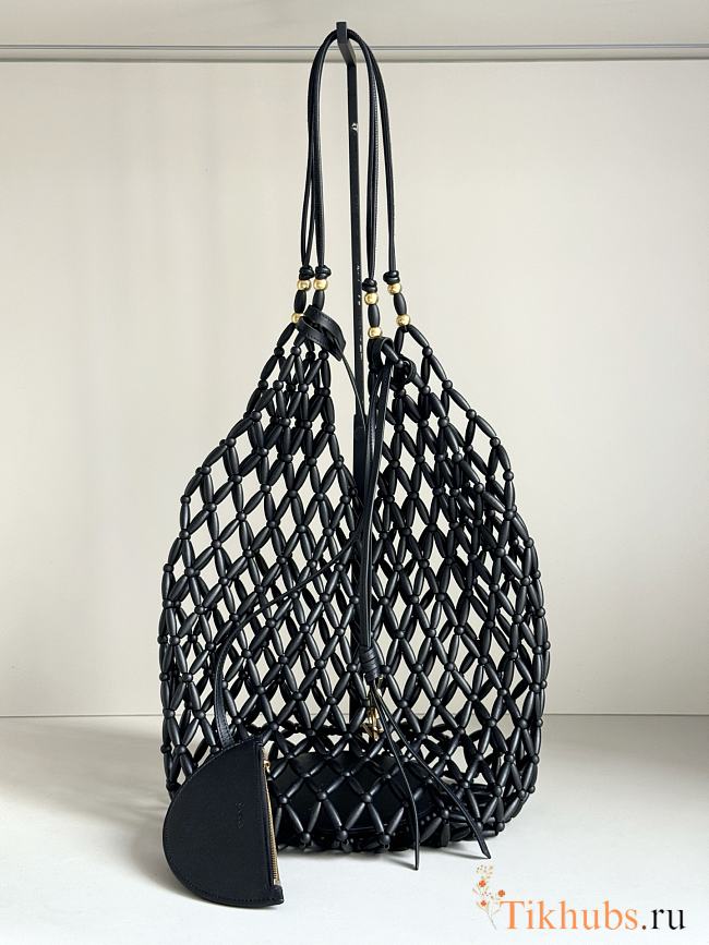 YSL Black Bucket Supple Bag 43x14x14cm - 1