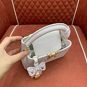 Louis Vuitton LV x TM Capucines White 21x14x8cm - 6