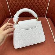 Louis Vuitton LV x TM Capucines White 21x14x8cm - 5