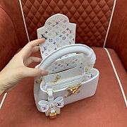 Louis Vuitton LV x TM Capucines White 21x14x8cm - 2