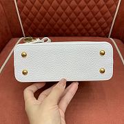 Louis Vuitton LV x TM Capucines White 21x14x8cm - 4