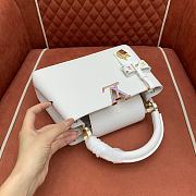 Louis Vuitton LV x TM Capucines BB White 27x17.3x9cm - 4