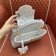 Louis Vuitton LV x TM Capucines BB White 27x17.3x9cm - 5