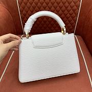 Louis Vuitton LV x TM Capucines BB White 27x17.3x9cm - 3