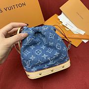 Louis Vuitton LV Nano Noé Denim 20.5x17.5x8.8cm - 4