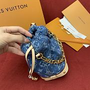 Louis Vuitton LV Nano Noé Denim 20.5x17.5x8.8cm - 2
