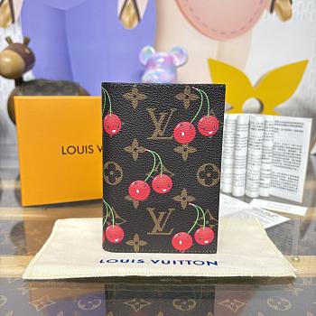 Louis Vuitton LV x TM Passport Cover Cherry 10x14x2.5cm
