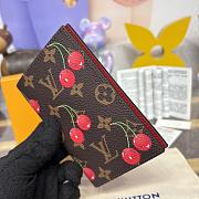 Louis Vuitton LV x TM Passport Cover Cherry 10x14x2.5cm - 5