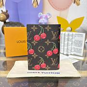 Louis Vuitton LV x TM Passport Cover Cherry 10x14x2.5cm - 4