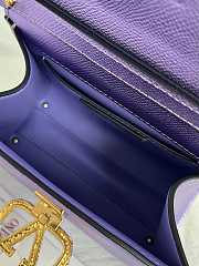 Valentino Garavani Vsling Mini Handbag Purple 19x13x9cm - 5