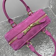 Miu Miu Arcadie Bag Pink Suede 22x10.5x7.5cm - 6
