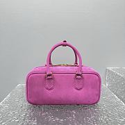 Miu Miu Arcadie Bag Pink Suede 27x9x12cm - 2