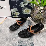 Hermes Jolly Ballet Black Flats - 2