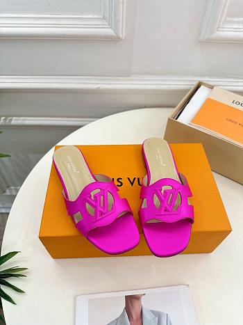 Louis Vuitton LV Pink Fuchsia Slides