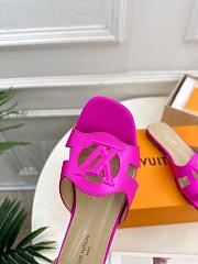 Louis Vuitton LV Pink Fuchsia Slides - 5