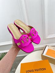 Louis Vuitton LV Pink Fuchsia Slides - 3