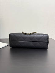 Chanel 25A Hobo Bag Black 35x24x12cm - 4
