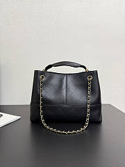 Chanel 25A Hobo Bag Black 35x24x12cm - 5