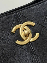 Chanel 25A Hobo Bag Black 35x24x12cm - 2