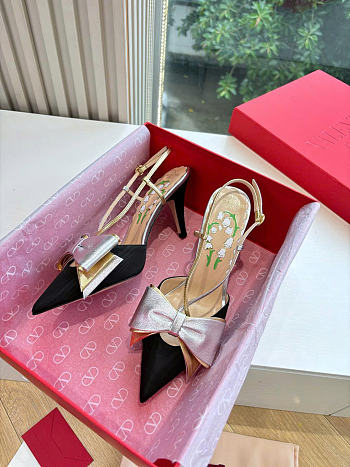 Valentino Garavani Bowow Slingback Heels 85