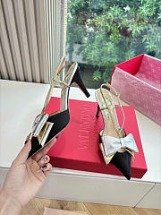 Valentino Garavani Bowow Slingback Heels 85 - 3