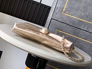 Chanel Clutch With Chain Metallic Gold 24x14x5cm - 6