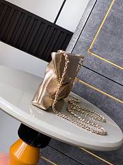 Chanel Clutch With Chain Metallic Gold 24x14x5cm - 4