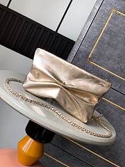 Chanel Clutch With Chain Metallic Gold 24x14x5cm - 2