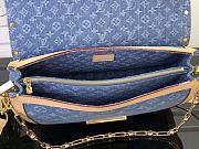 Louis Vuitton LV Dauphine Soft GM Denim 28x20x11cm - 2