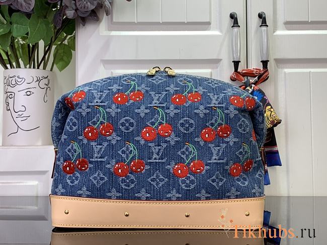 Louis Vuitton LV x TM Cosmetic Pouch GM Denim 27x18x9cm - 1