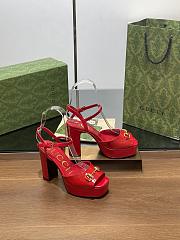 Gucci Horsebit Red Patent Heel 11cm - 1