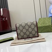 Gucci Horsebit 1955 Small Wallet Red 11x8.5x3cm - 3