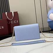 Gucci Dionysus Wallet On Chain Blue 20x11.5x2.5cm - 4