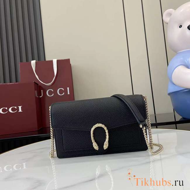 Gucci Dionysus Wallet On Chain Black 20x11.5x2.5cm - 1