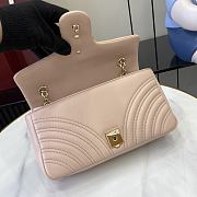 Gucci GG Marmont Shoulder Bag Pale Pink 26x15x7cm - 5