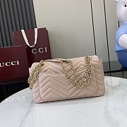 Gucci GG Marmont Shoulder Bag Pale Pink 26x15x7cm - 3