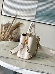 Louis Vuitton LV Mini Capucines Quartz White 21x14x8cm - 4