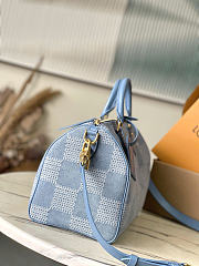 Louis Vuitton LV Speedy Bandoulière 30 Denim 34x22x19cm - 6