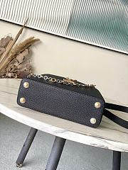 Louis Vuitton LV Black Capucines BB 27x18x9cm - 5