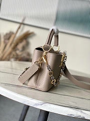 Louis Vuitton LV Mini Grey Capucines 21x14x8cm - 6
