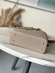 Louis Vuitton LV Mini Grey Capucines 21x14x8cm - 5