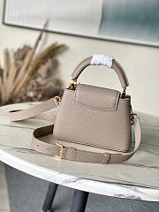Louis Vuitton LV Mini Grey Capucines 21x14x8cm - 4